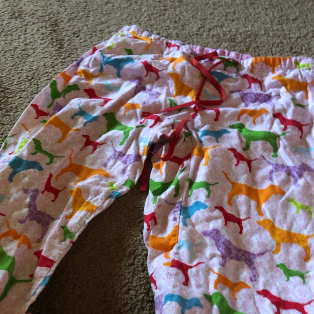 Pink Victoria secret vintage pajama pants